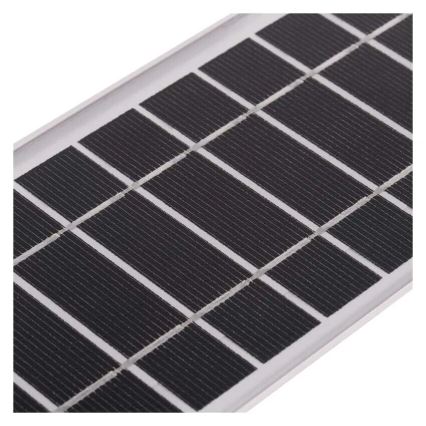 LED Schijnwerper op zonne-energie met bewegingssensor LED/3,7V 3000mAh 4000K IP65 zwart
