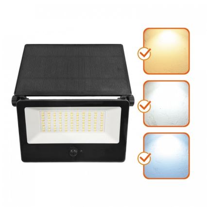 LED-zonneschijnwerper met sensor NCS G2 LED/30W/3,7V 3000/4000/6500K IP54 5200 mAh