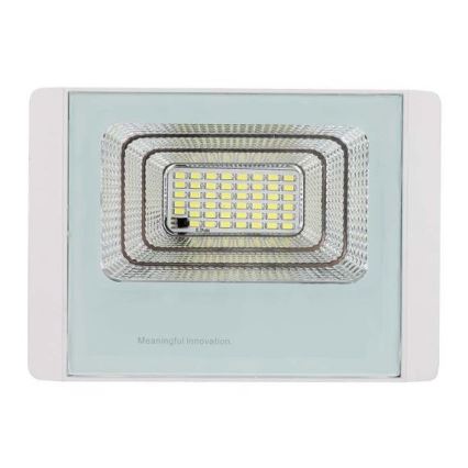 LED Schijnwerper op zonne-energie voor buiten LED/12W/3,2V IP65 4000K + afstandsbediening