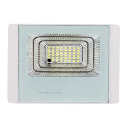 LED Schijnwerper op zonne-energie voor buiten LED/12W/3,2V IP65 4000K + afstandsbediening