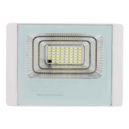 LED Schijnwerper op zonne-energie voor buiten LED/12W/3,2V IP65 6400K + afstandsbediening