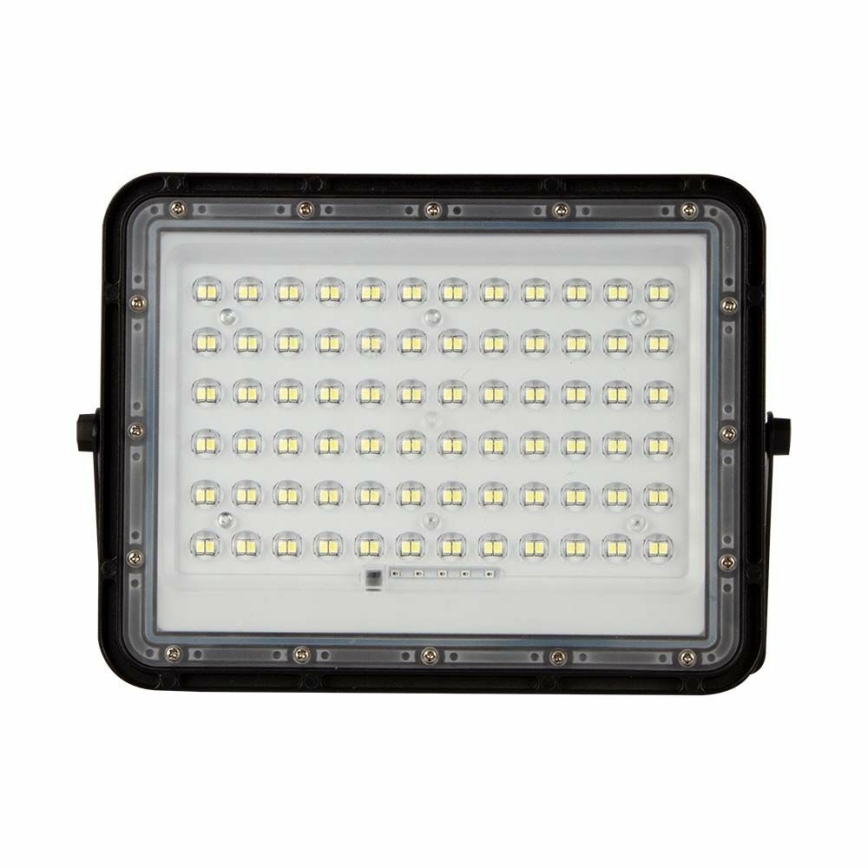 LED Buiten dimbaar zonne- Schijnwerper LED/15W/3,2V IP65 4000K 12000 mAh zwart + afstandsbediening