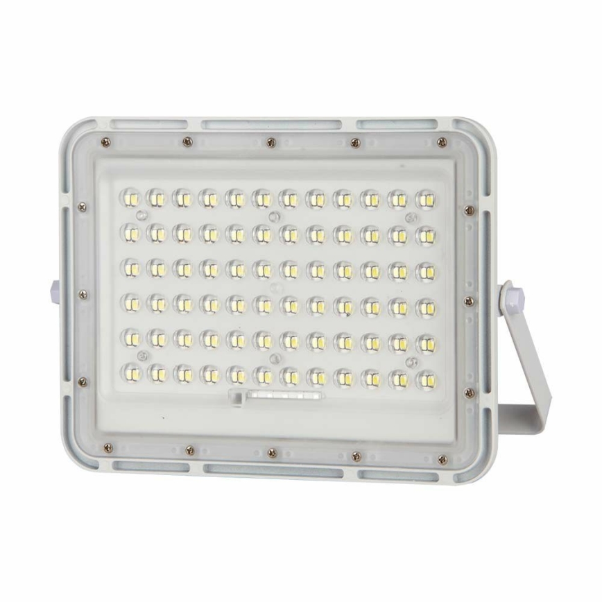 LED Buiten dimbaar zonne- Schijnwerper LED/15W/3,2V IP65 6400K wit + afstandsbediening