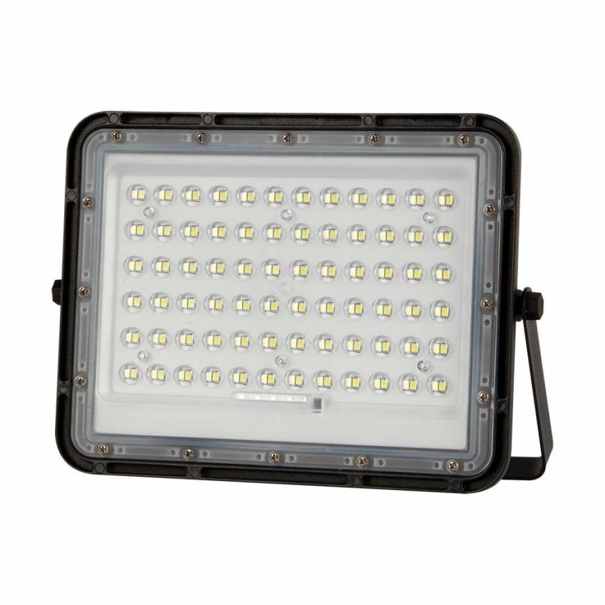 LED Buiten dimbaar zonne- Schijnwerper LED/15W/3,2V IP65 6400K 12000 mAh zwart + afstandsbediening
