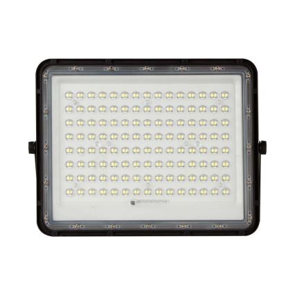 LED Schijnwerper op zonne-energie voor buiten LED/200W/3,2V 4000K zwart IP65 + afstandsbediening