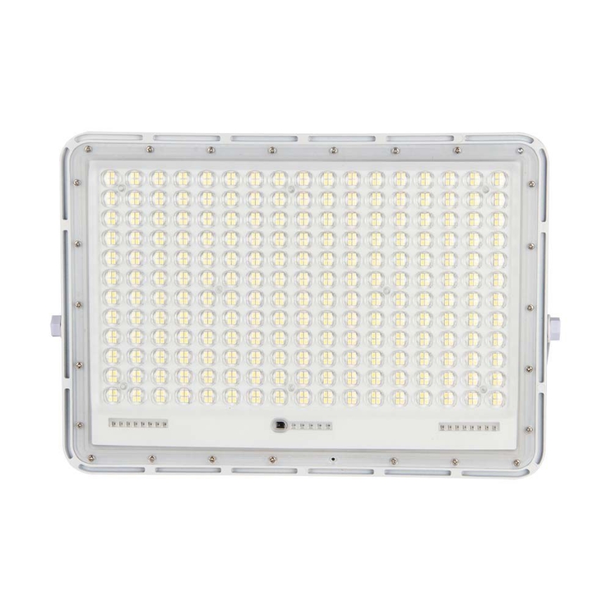 LED Schijnwerper op zonne-energie voor buiten LED/30W/3,2V 4000K wit IP65 + afstandsbediening