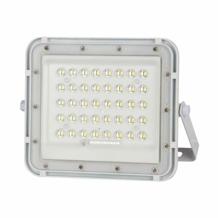 LED Buiten dimbaar zonne- Schijnwerper LED/6W/3,2V IP65 4000K 5000 mAh wit + afstandsbediening