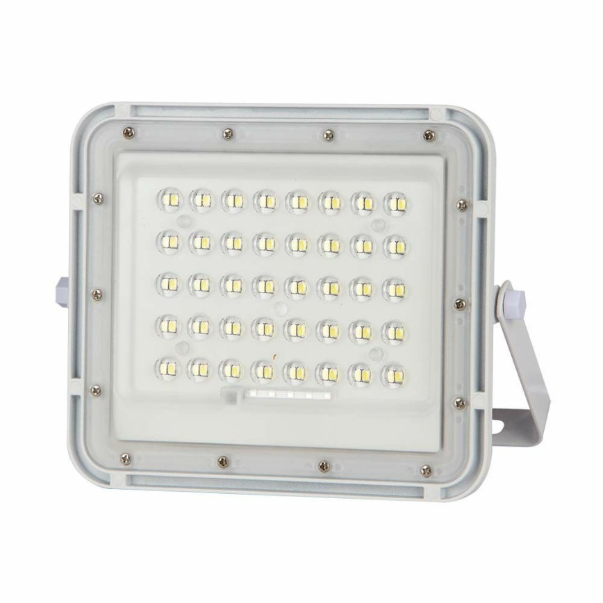 LED Buiten dimbaar zonne- Schijnwerper LED/6W/3,2V IP65 4000K 5000 mAh wit + afstandsbediening