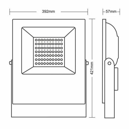 LED Schijnwerper PROFI PLUS LED/200W/230V 5000K IP66