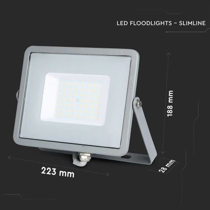 LED Schijnwerper SAMSUNG CHIP LED/50W/230V 6400K IP65