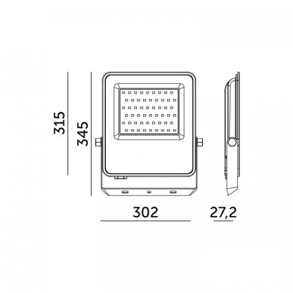LED-schijnwerper ULSAN LED/200W/230V 4000K IP65
