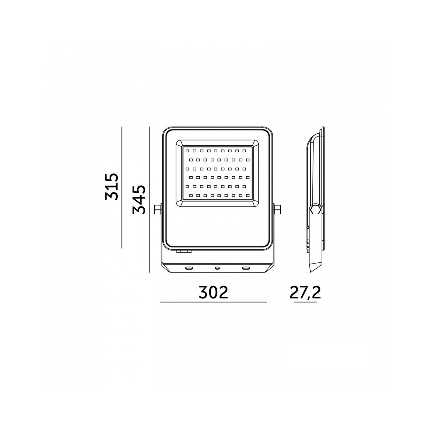 LED-schijnwerper ULSAN LED/200W/230V 4000K IP65