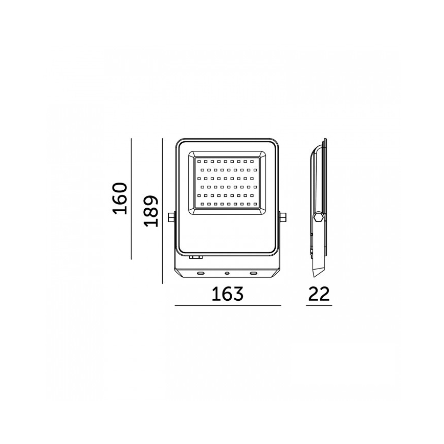 LED-schijnwerper ULSAN LED/50W/230V 4000K IP65