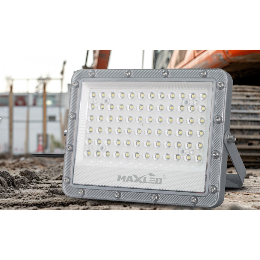 LED Schijnwerper voor buiten LED/100W/230V 5000K IP65 grijs