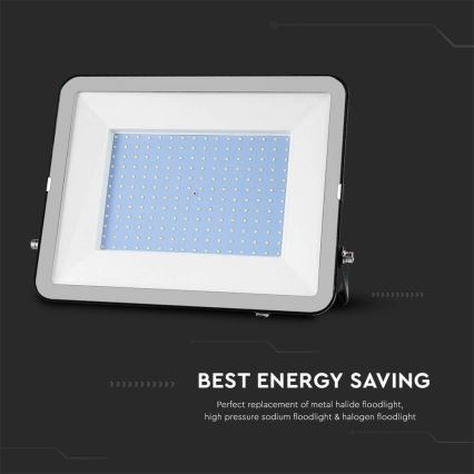 LED Schijnwerper voor buiten SAMSUNG CHIP LED/200W/230V 4000K IP65 zwart