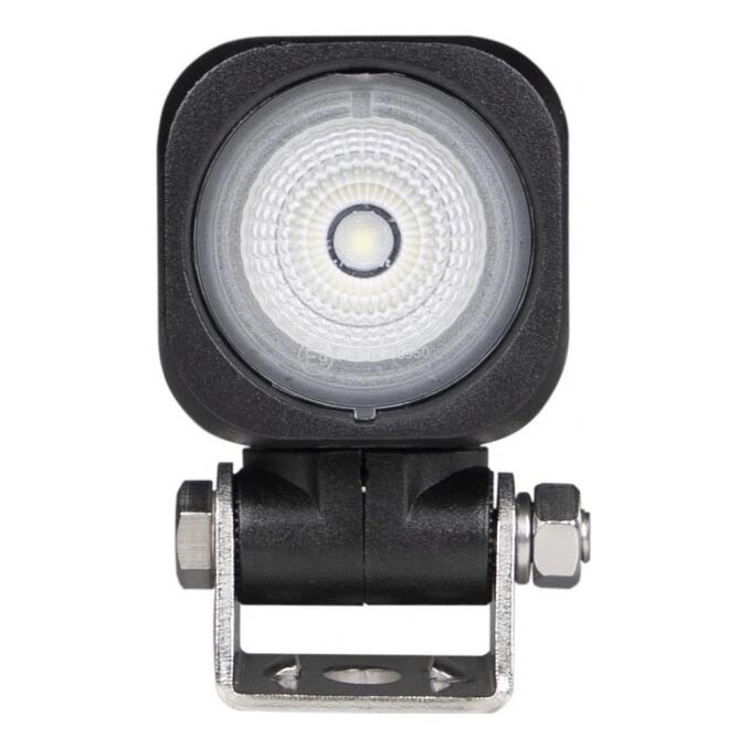 LED Schijnwerper voor de auto BLACK LED/10W/10-30V IP69 5700K hoekig