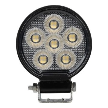 LED Schijnwerper voor de auto BLACK LED/24W/10-30V IP69 5700K rond