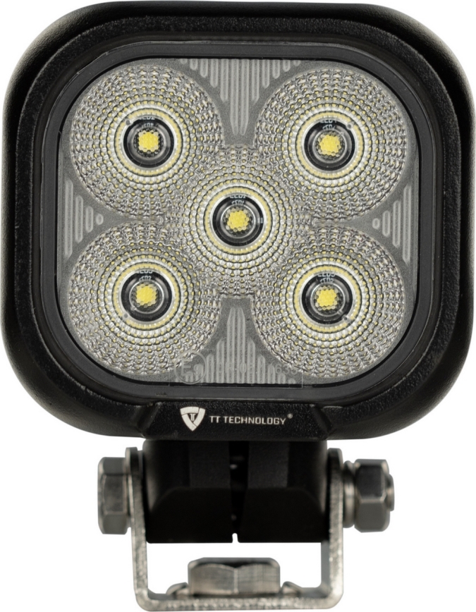 LED Schijnwerper voor de auto BLACK LED/50W/10-30V IP69 5700K hoekig