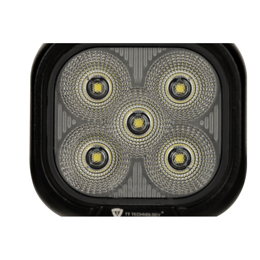 LED Schijnwerper voor de auto BLACK LED/50W/10-30V IP69 5700K hoekig