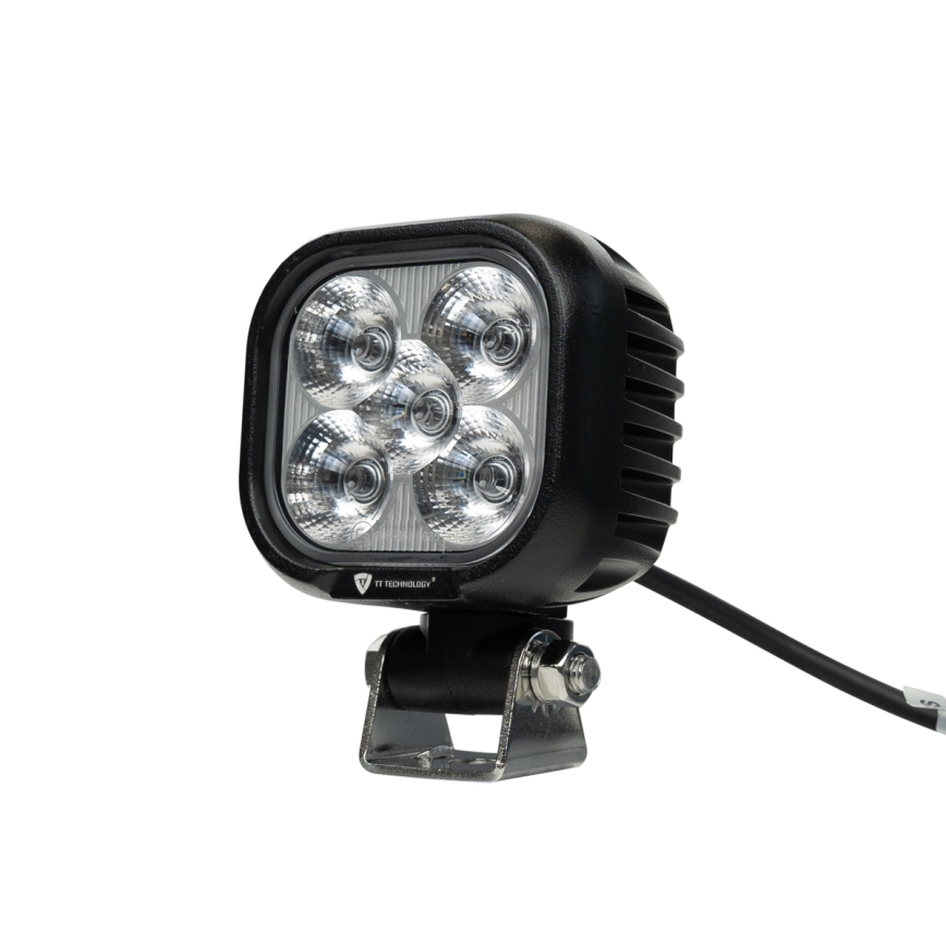 LED Schijnwerper voor de auto BLACK LED/50W/10-30V IP69 5700K hoekig