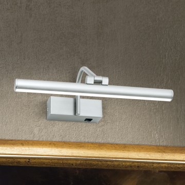LED Schilderijverlichting PORTRAIT LED/6W/230V 30 cm mat chroom