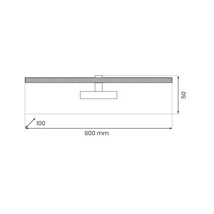 LED Schilderijverlichting PRADO LED/11W/230V wit