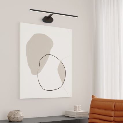 LED Schilderijverlichting PRADO LED/11W/230V zwart