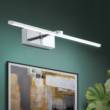 LED Schilderijverlichting PUBLIO LED/10W/230V 50 cm glanzend chroom