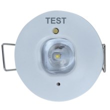 LED Secours spot encastrable GATRION LED/1W/230V 6000K