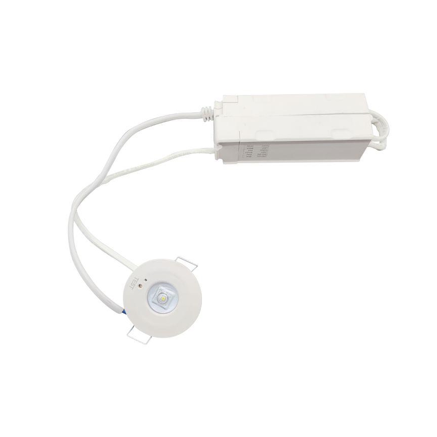 LED Secours spot encastrable LED/1,2W/230V 6000K