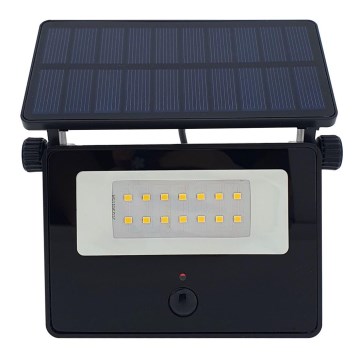 LED Solar buitenshuis Schijnwerper met sensor LED/5W/3,7V 4200K IP44