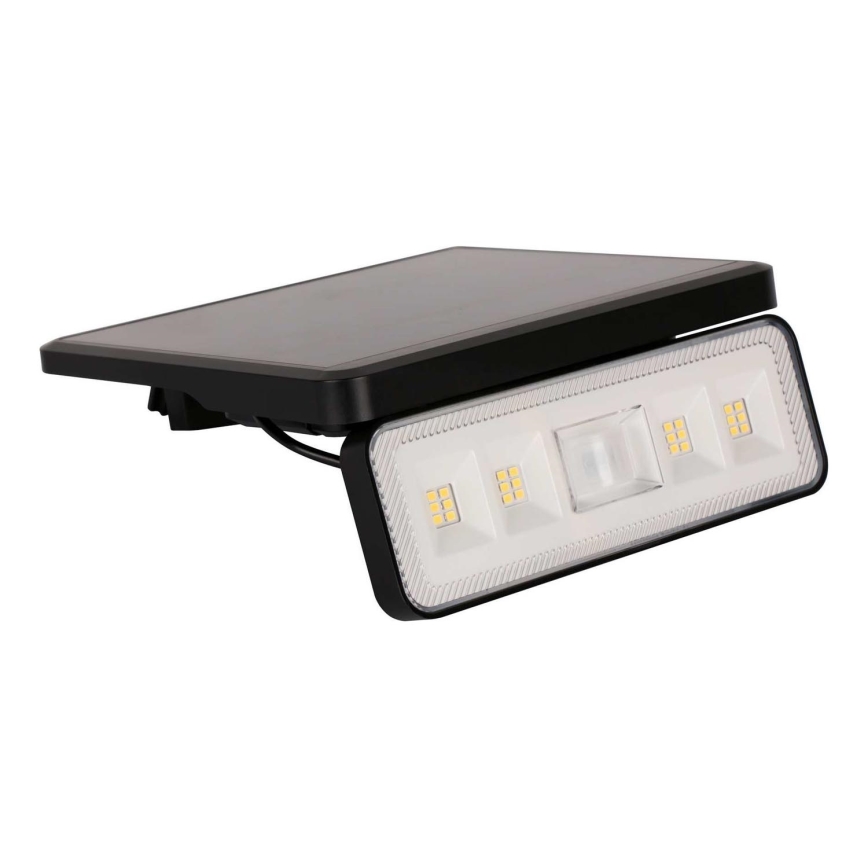 LED Solar buitenshuis Schijnwerper met sensor LED/8W/3,7V 2000 mAh IP54 zwart