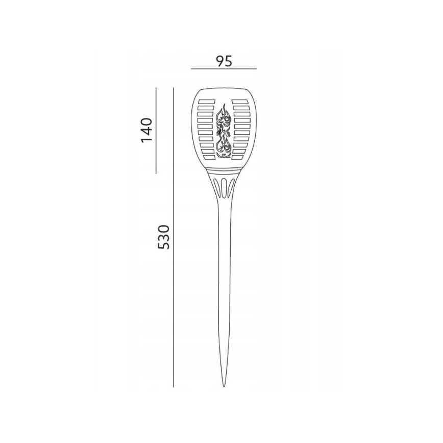 LED Solar buitenverlichting SPARKLE LED/0,12W/1,2V IP44 300 mAh