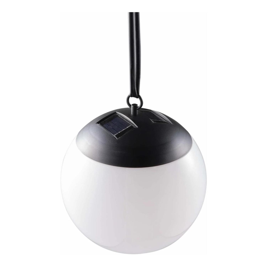LED Solar hanglamp KIARA LED/1,2V 600 mAh IP44 zwart