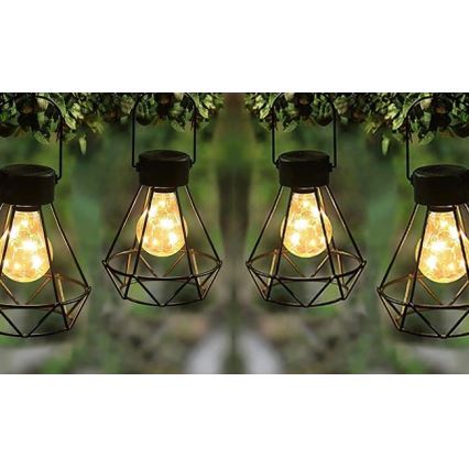 LED Solar hanglamp LED/0,1W/1,2V 600 mAh diameter 13 cm