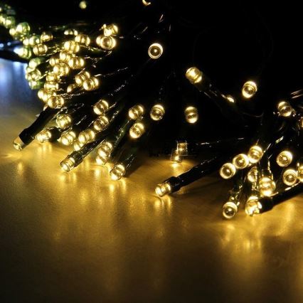 LED Solar ketting SHINE 100xLED/1,2V 400 mAh 11, 9 m IP44
