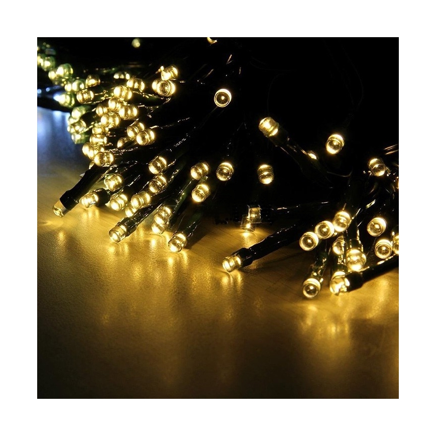 LED Solar ketting SHINE 100xLED/1,2V 400 mAh 11, 9 m IP44