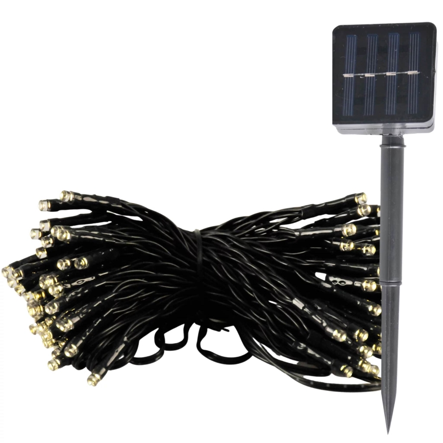LED Solar ketting SHINE 100xLED/1,2V 400 mAh 11, 9 m IP44