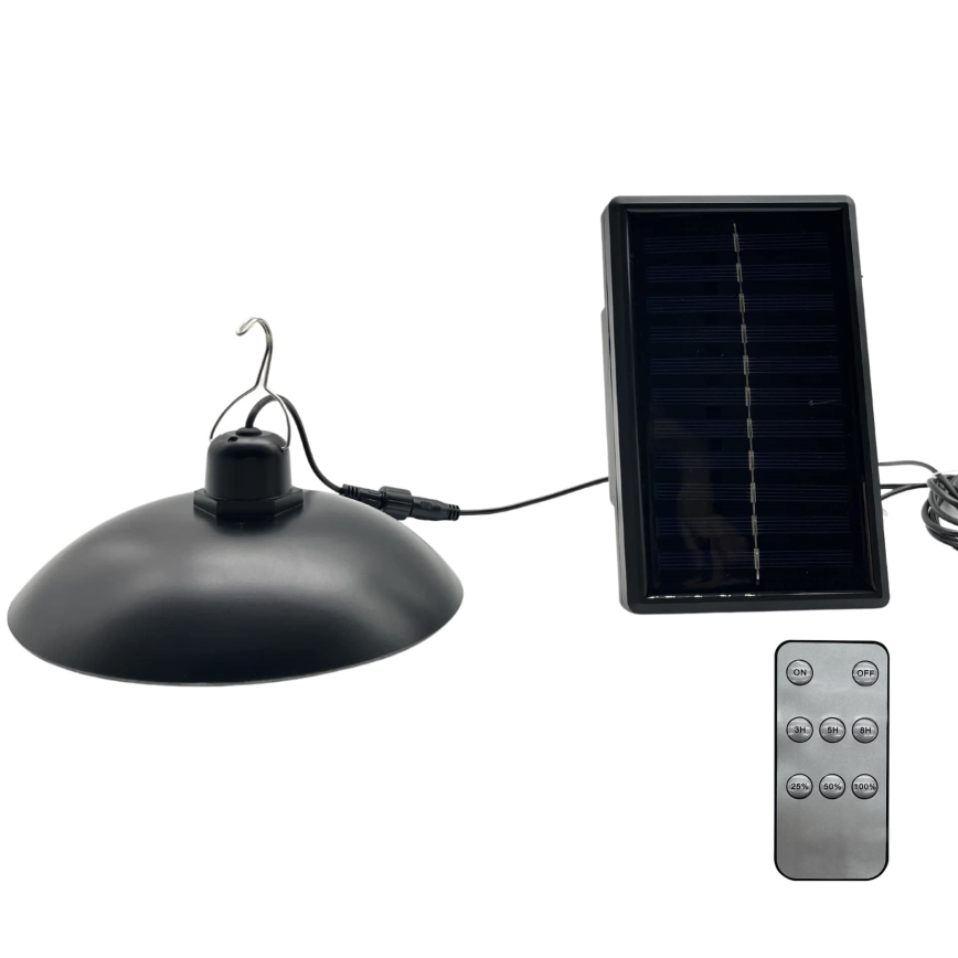 LED Solar lamp CELINA LED/1,8W/3,7V 2400 mAh IP44 + afstandsbediening