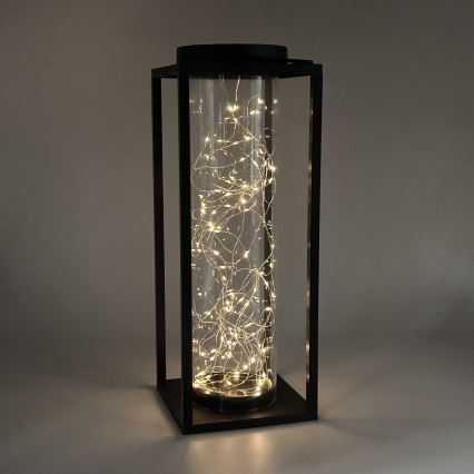 LED Solar lamp GLAMOUR LED/1,2V 600 mAh IP44 zwart