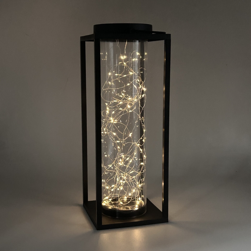 LED Solar lamp GLAMOUR LED/1,2V 600 mAh IP44 zwart