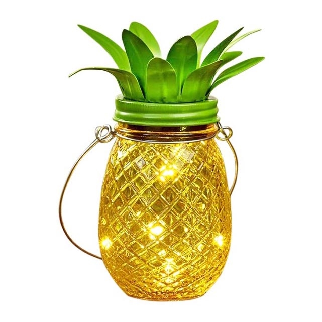 LED Solar lamp JAR LED/1,2V 150 mAh IP44 ananas