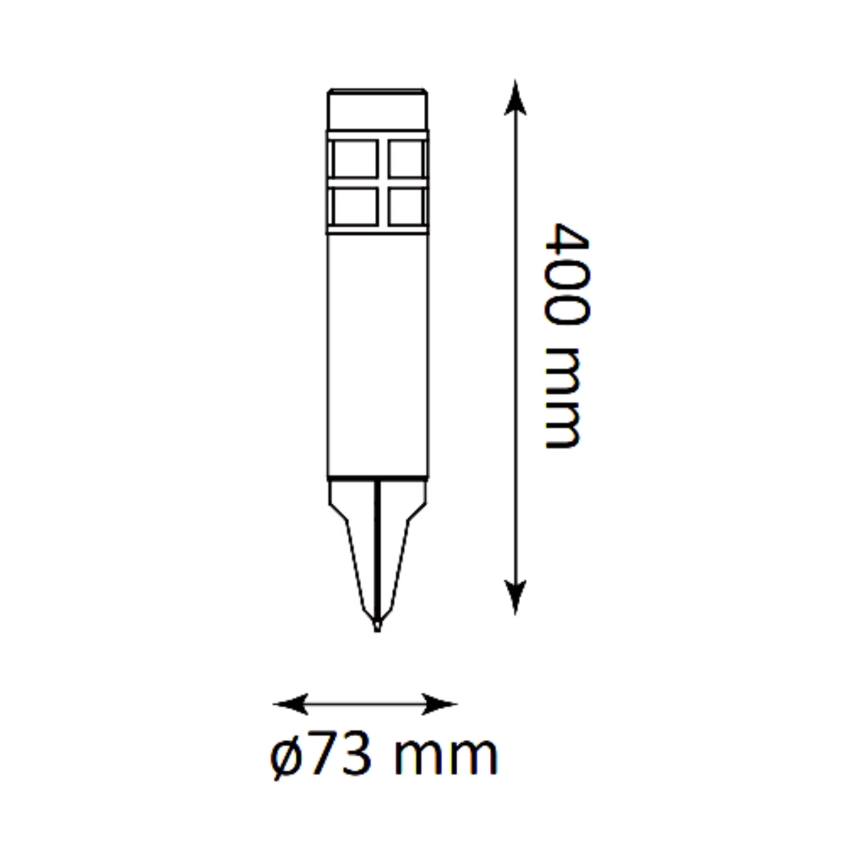 LED Solar lamp MARK LED/1,2V 200 mAh IP44