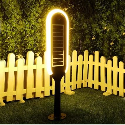 LED Solar lamp met sensor BOLLARD LED/5W/5,5V 70 cm 3000K IP65 2000 mAh