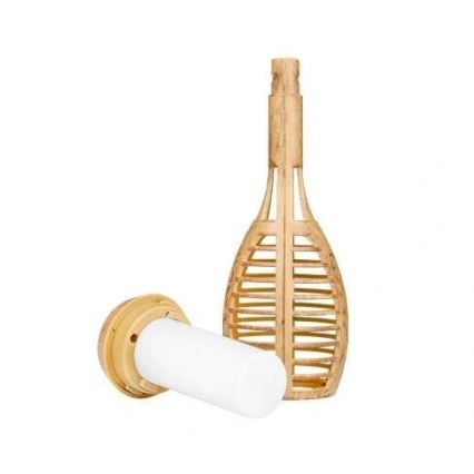LED Solar lamp MINISPARK BAMBOO LED/1,8W/5,5V IP44 beige