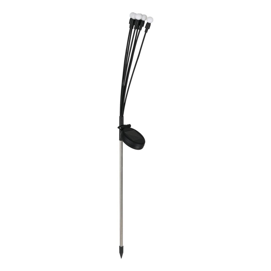 LED Solar lamp MULTI LED/0,06W/1,2V 150 mAh IP44 zwart