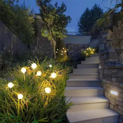 LED Solar lamp MULTI LED/0,06W/1,2V 150 mAh IP44 zwart