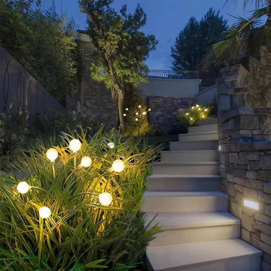 LED Solar lamp MULTI LED/0,06W/1,2V 150 mAh IP44 zwart