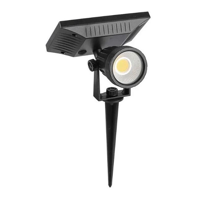 LED Solar lamp SPIKE LED/2W/5,5V IP65 3000K 1200 mAh