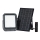 LED Solar Schijnwerper LED/10W/3,7V IP65 4000K 8000 mAh zwart + afstandsbediening